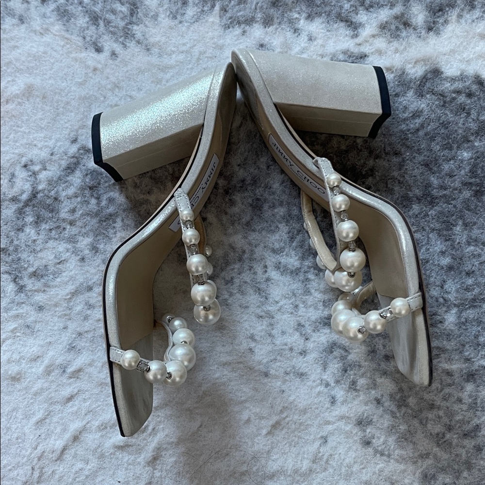 Jimmy Choo Amara Pearl Heels - Picture 11 of 17